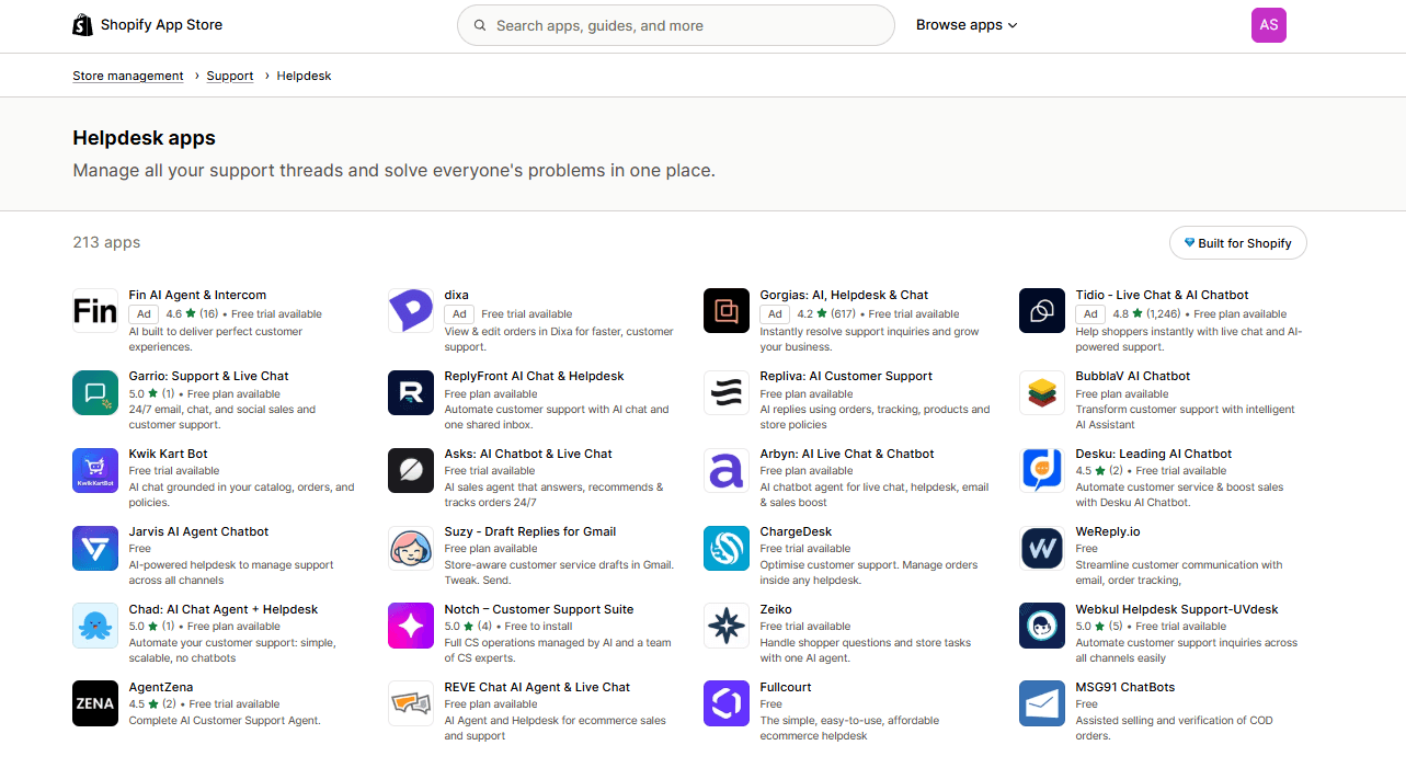 Shopify Help Desk Apps Compared by Pricing Model (2026)