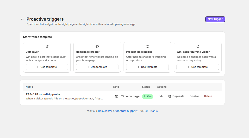 How to Set Up Proactive Chat Triggers in Arbyn